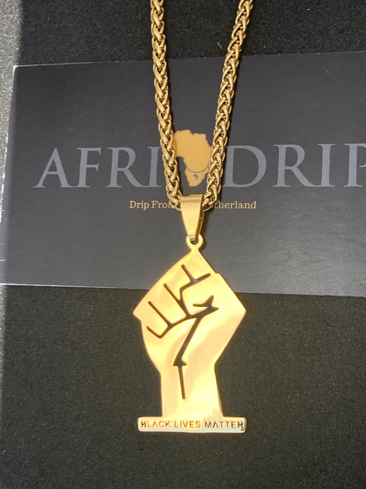 Gold “Black Lives Matter” (BLM) Fist